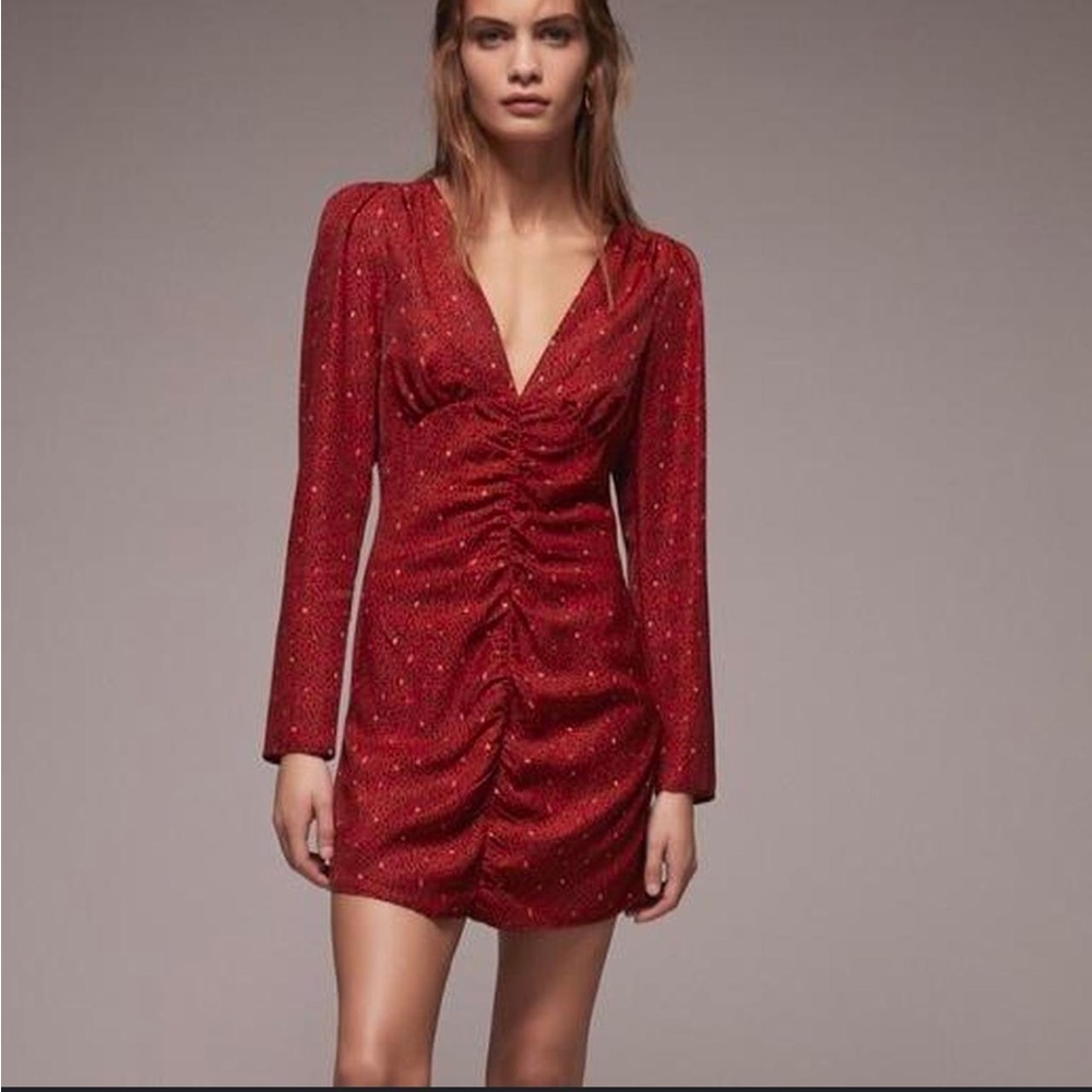 Zara pleated dress M